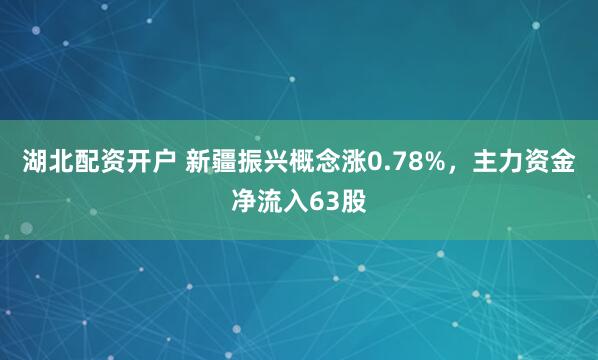 湖北配资开户 新疆振兴概念涨0.78%，主力资金净流入63股