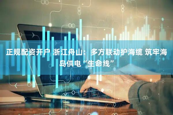 正规配资开户 浙江舟山：多方联动护海缆 筑牢海岛供电“生命线”